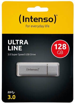 Intenso Ultra Line USB Drive 128GB zilver
