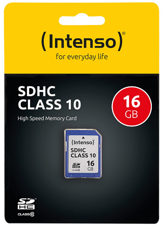 Intenso SDHC-kaart Class 10 16GB