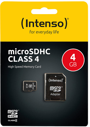 Intenso Micro SD Card 4GB