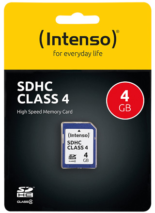 Intenso SDHC-kaart Class 4 4GB