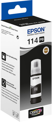 Epson 114 Inktfles foto zwart