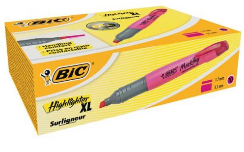 BIC Penvormige markers 10-pack roze