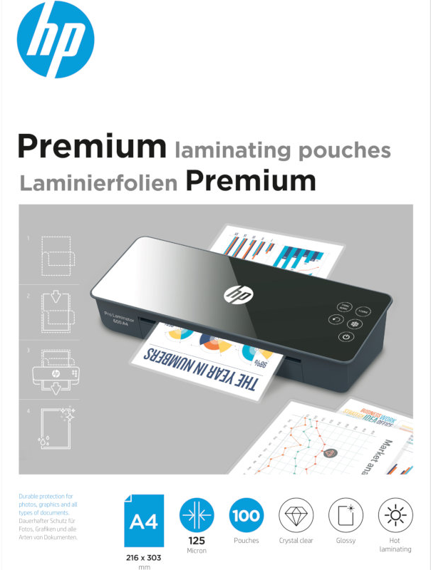 HP Premium A4 lamineerfolie 125 micron