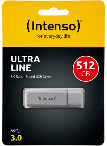 Intenso Ultra Line USB Drive 512GB zilver
