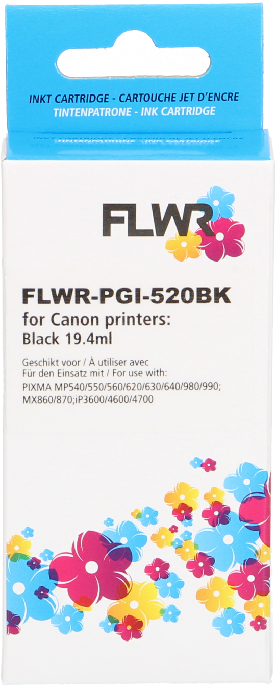 FLWR Canon PGI-520BK zwart