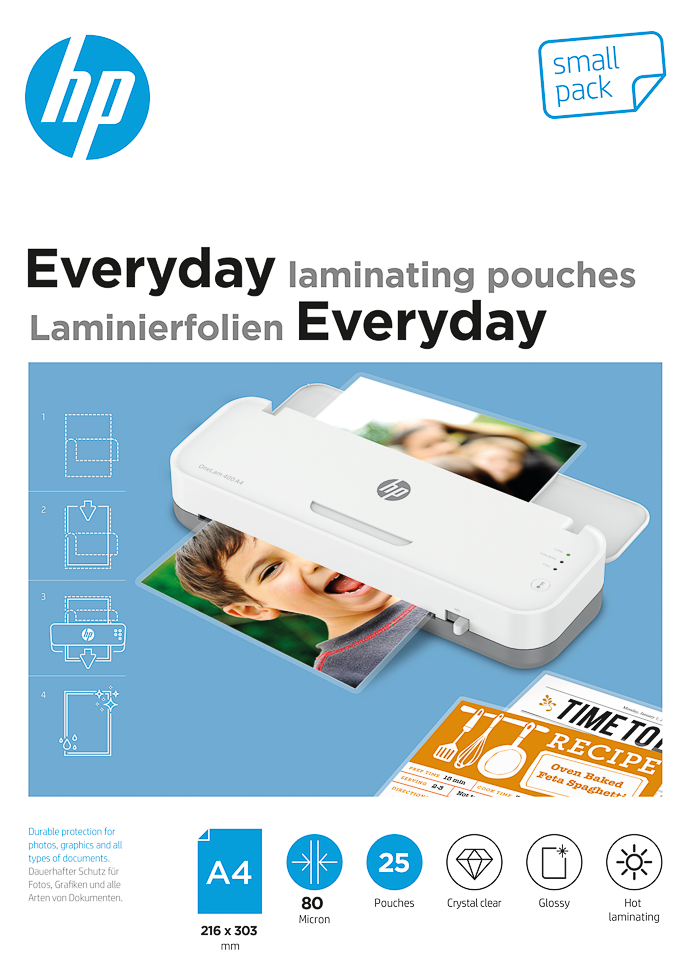 HP Everyday lamineerfolie A4 80 micron