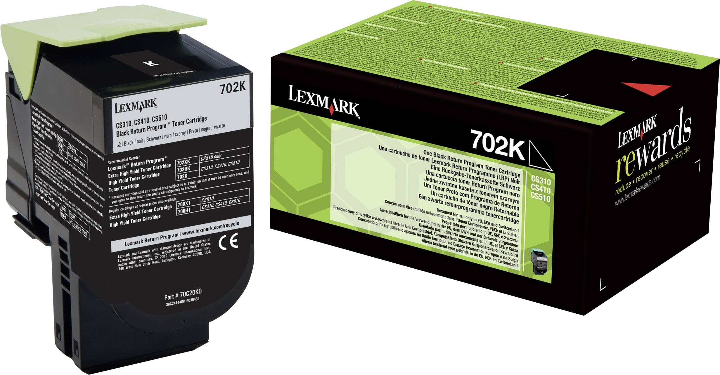 Lexmark 70C20KE zwart