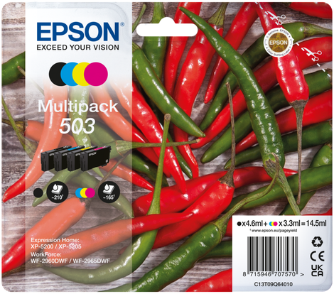 Epson 503 Multipack zwart en kleur