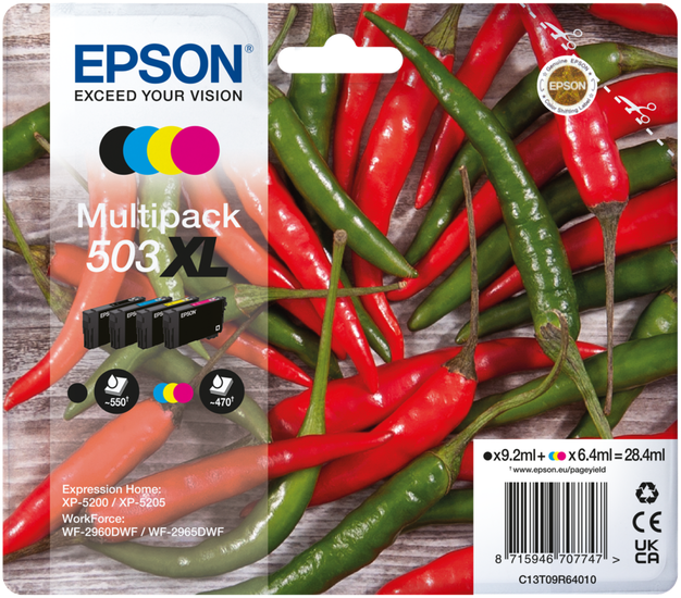 Epson 503XL Multipack zwart en kleur