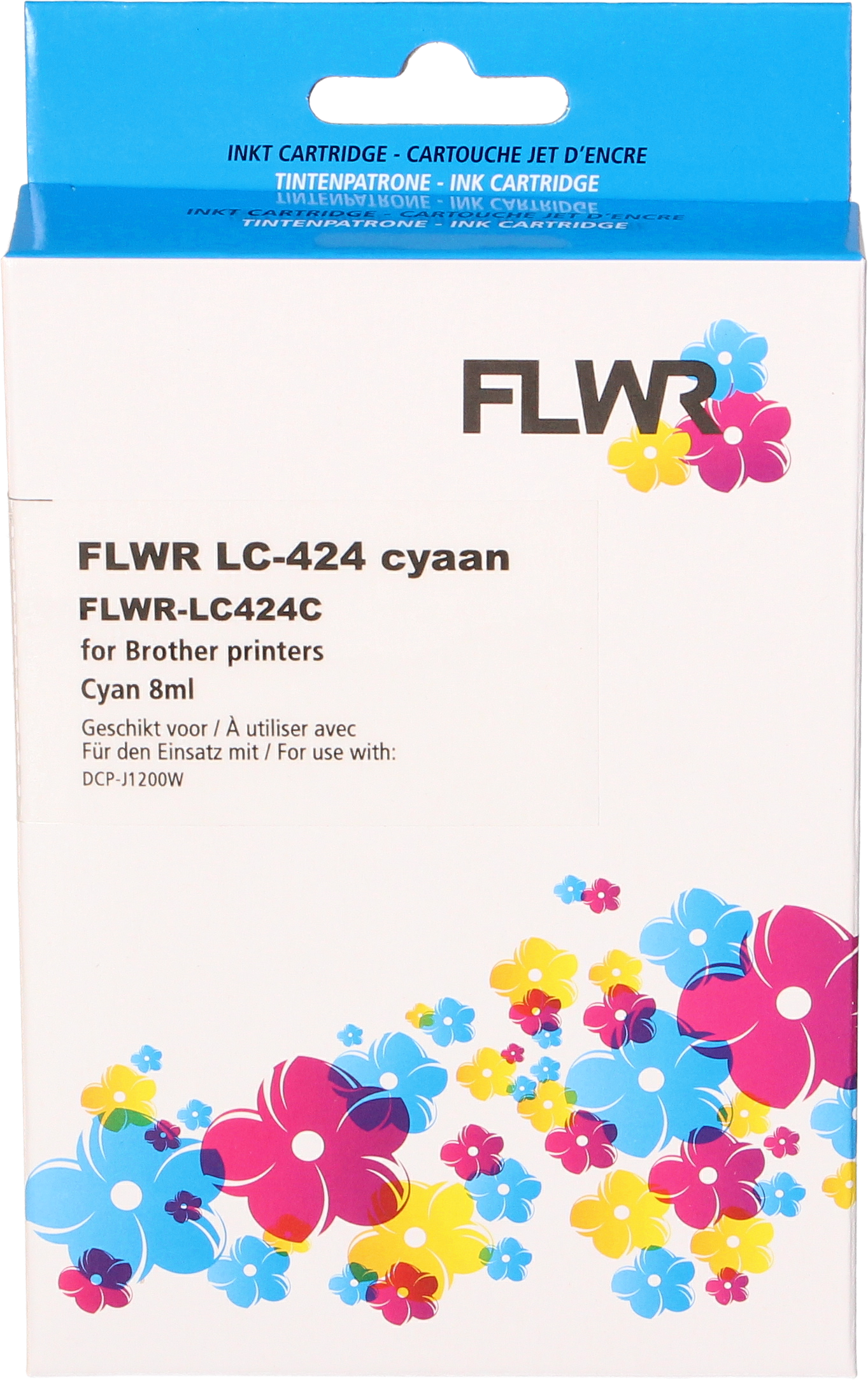 FLWR Brother LC-424 cyaan