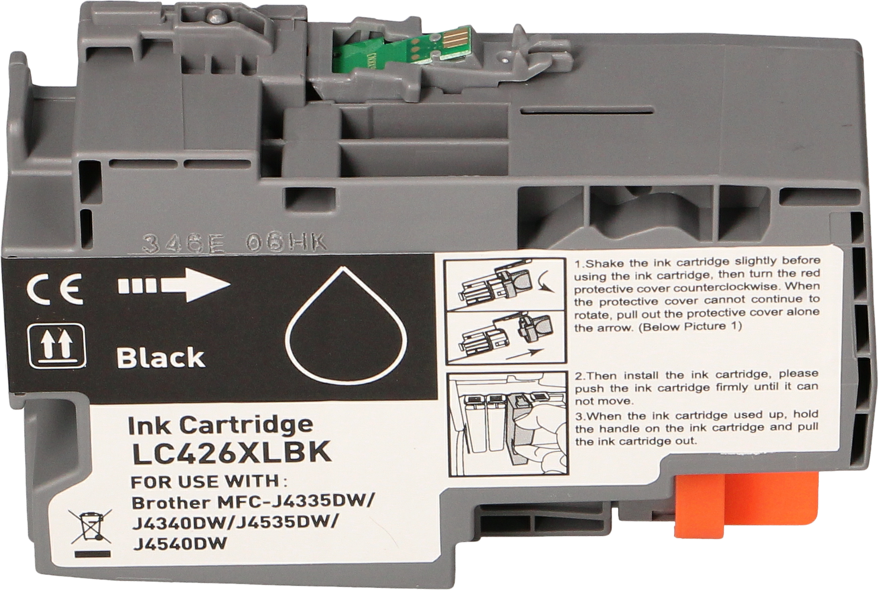 FLWR Brother LC-426XL Multipack zwart en kleur