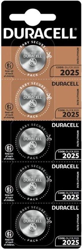 Duracell CR2025 3V, 5-pack