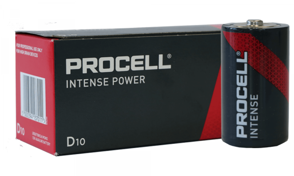 Procell Alkaline Intense Power LR20 D 1.5V (10-pack)