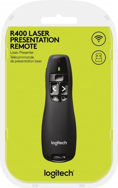 Logitech Presenter R400, Wireless, zwart