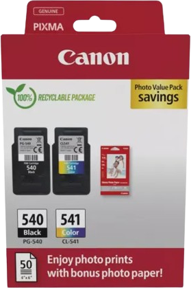 Canon PG-540/CL-541 multipack + Fotopapier