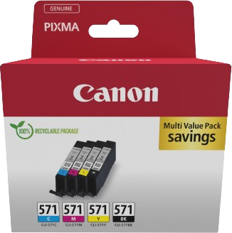 Canon CLI-571 4-Pack zwart en kleur