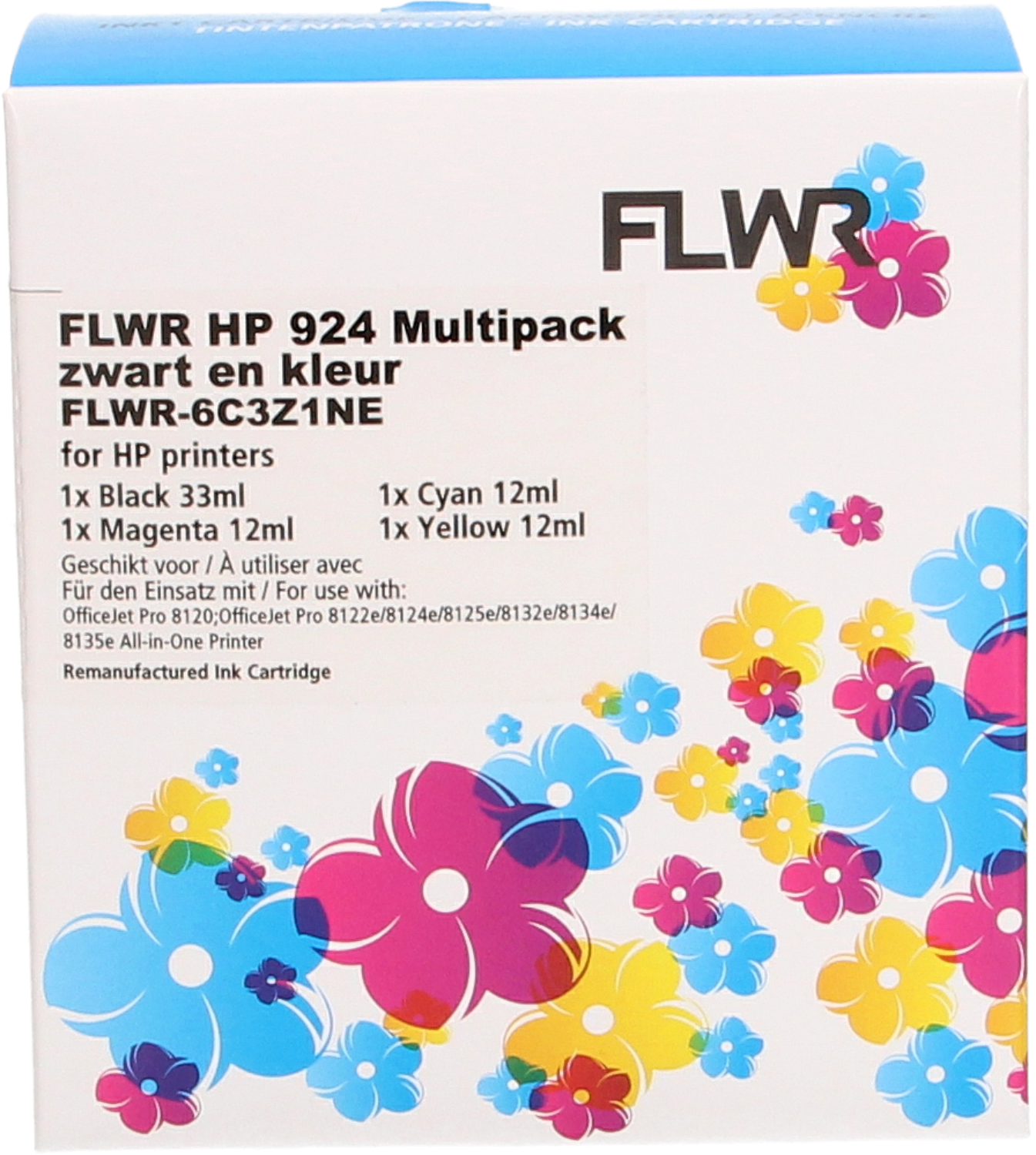 FLWR HP 924e Multipack zwart en kleur