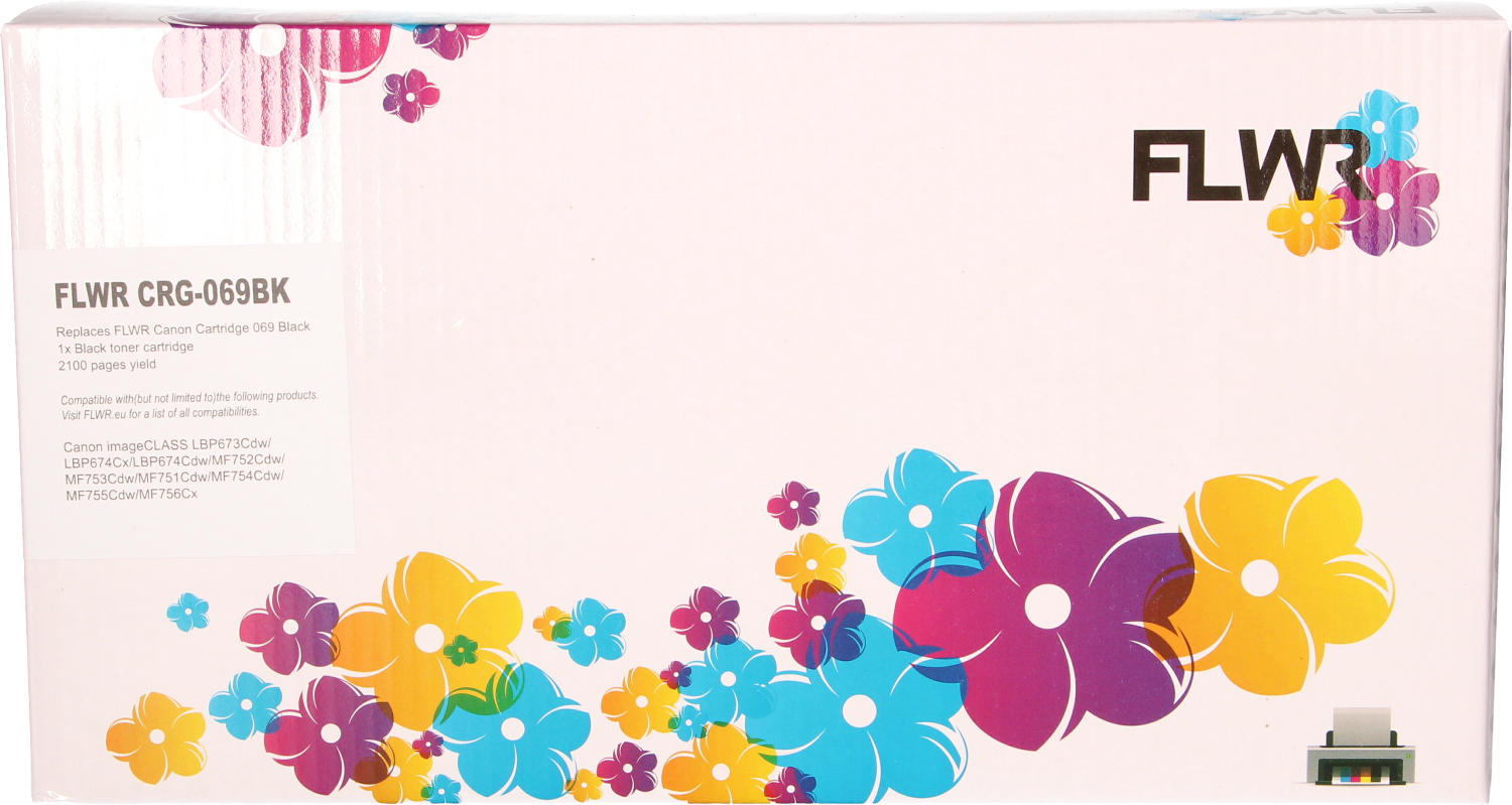 FLWR Canon CRG-069  zwart
