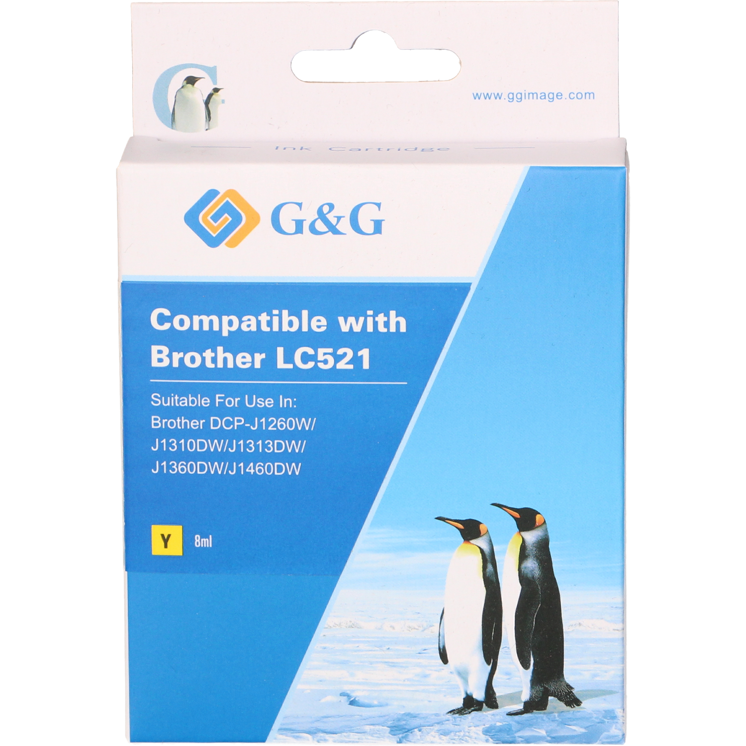 FLWR Brother LC-521Y geel