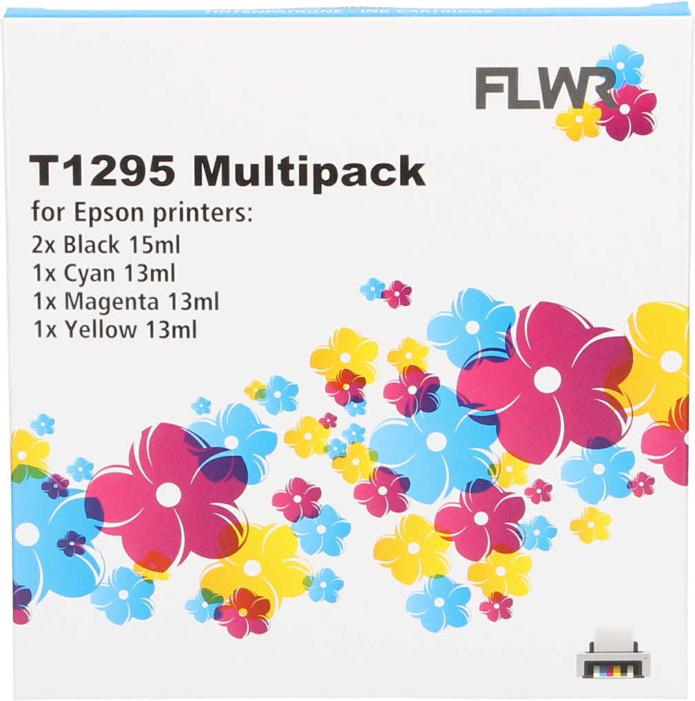 FLWR Epson T1295 Multipack zwart en kleur