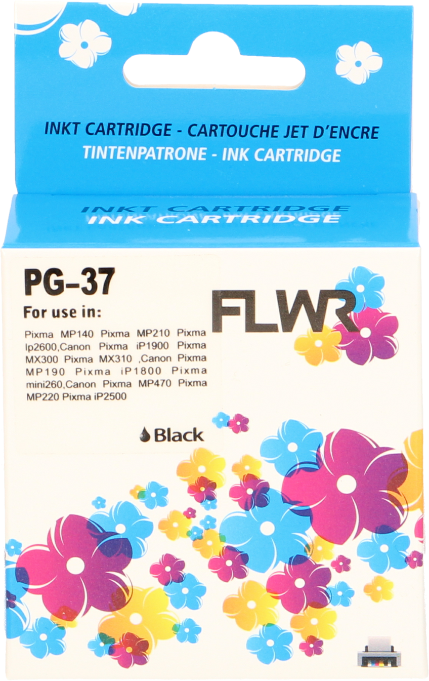 FLWR Canon PG-37 zwart