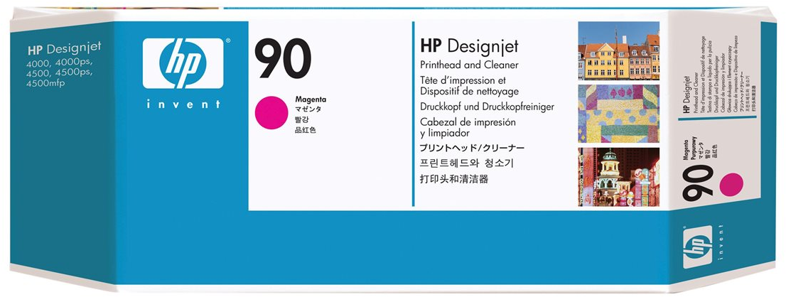 HP 90 printkop incl. printkopreiniger magenta