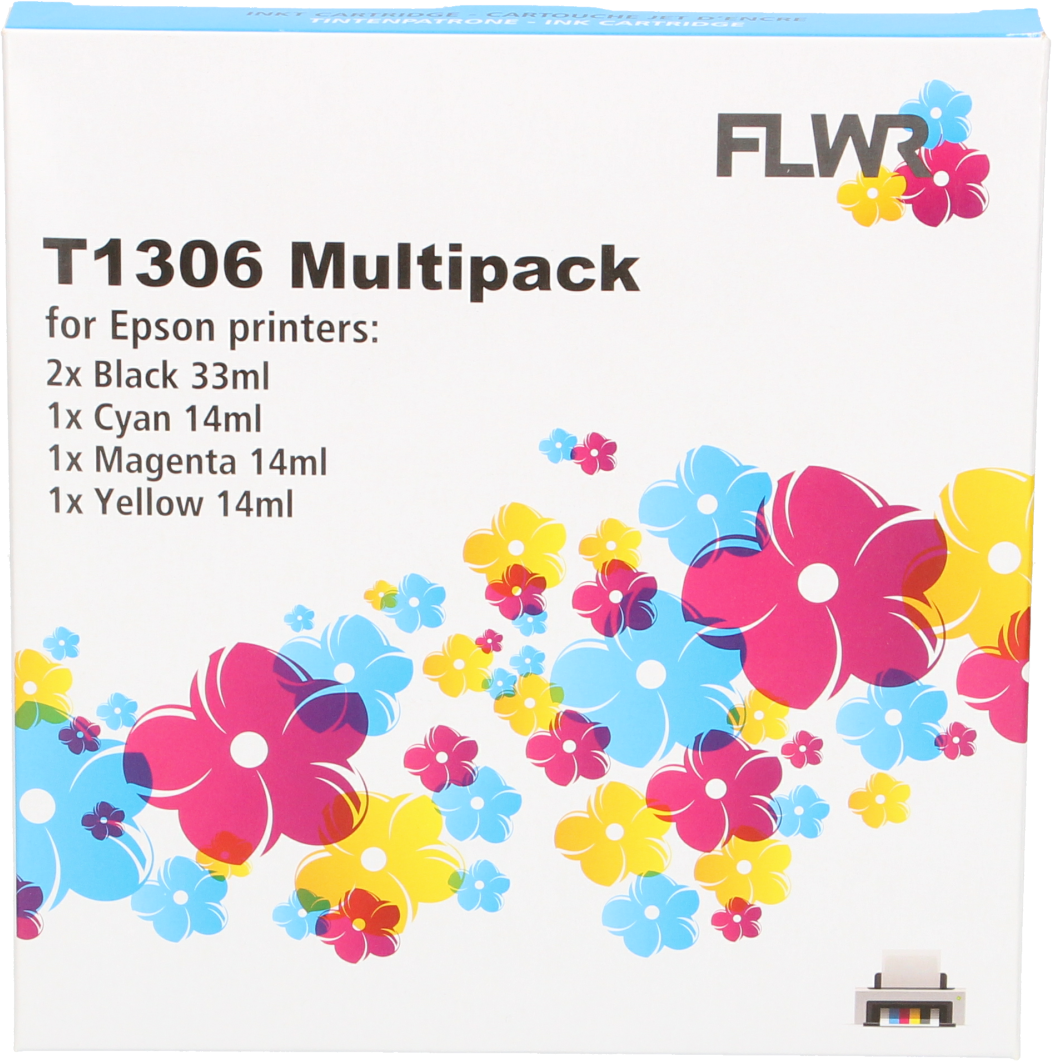 FLWR Epson T1306 Multipack zwart en kleur