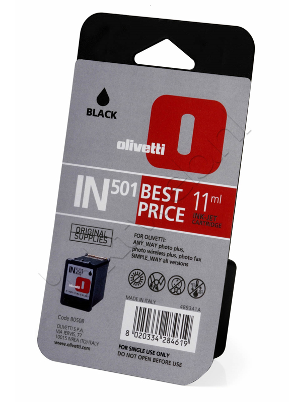 Olivetti IN501 (B0508) inktcartridge zwart