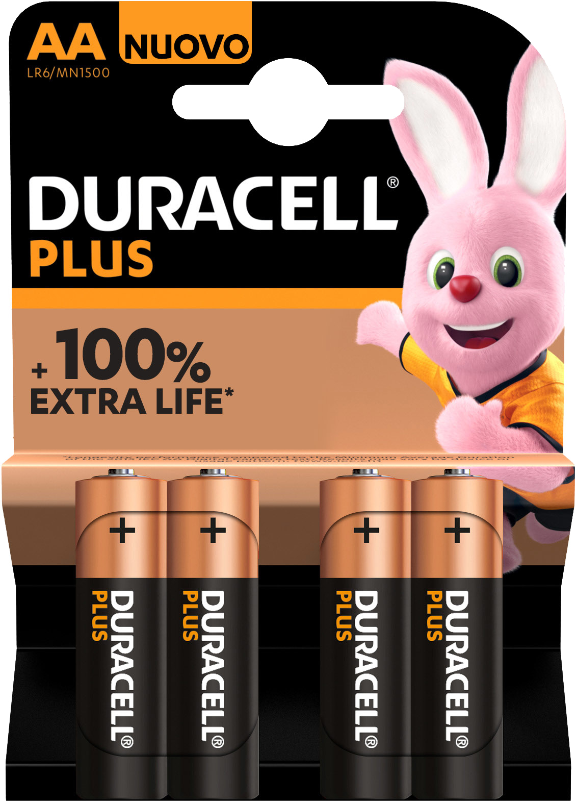 Duracell AA Plus 100% 4-pack