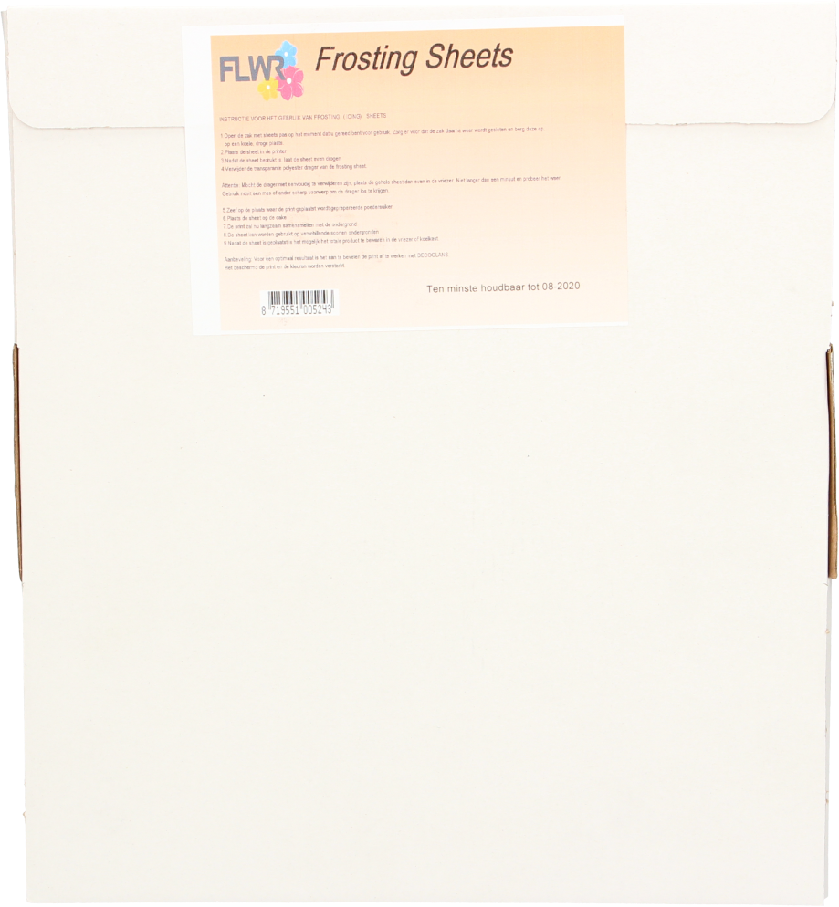 FLWR Eetbaar Frosting sheets A4