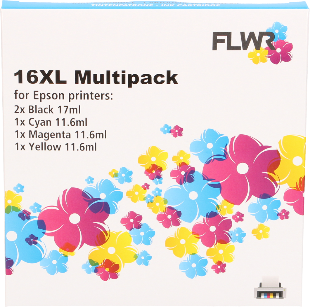 FLWR Epson 16XL Multipack zwart en kleur