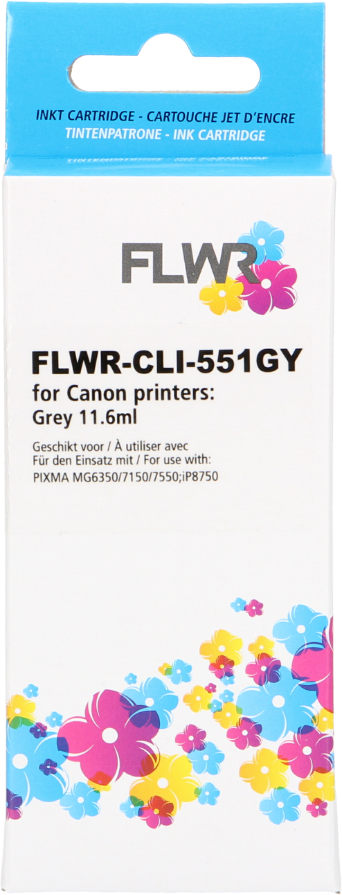 FLWR Canon CLI-551GY grijs