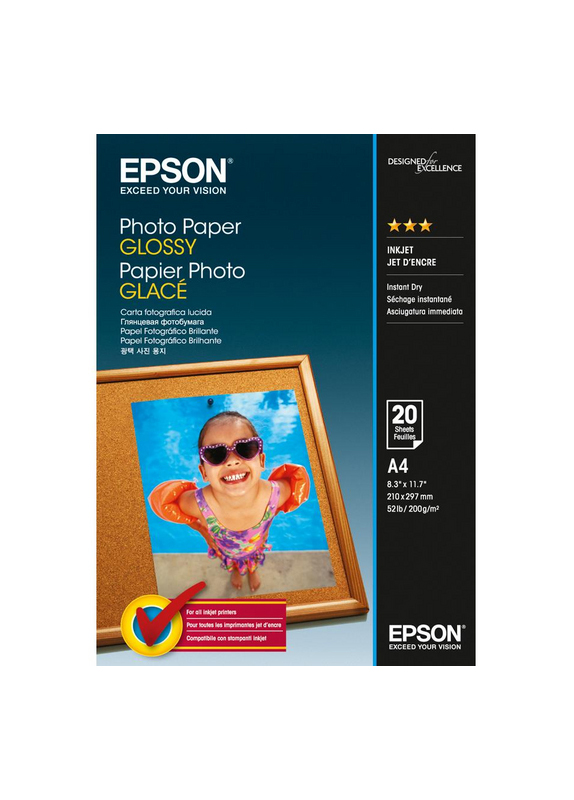 Epson  S042538 fotopapier Glans | A4 | 200 gr/m² 1 stuks